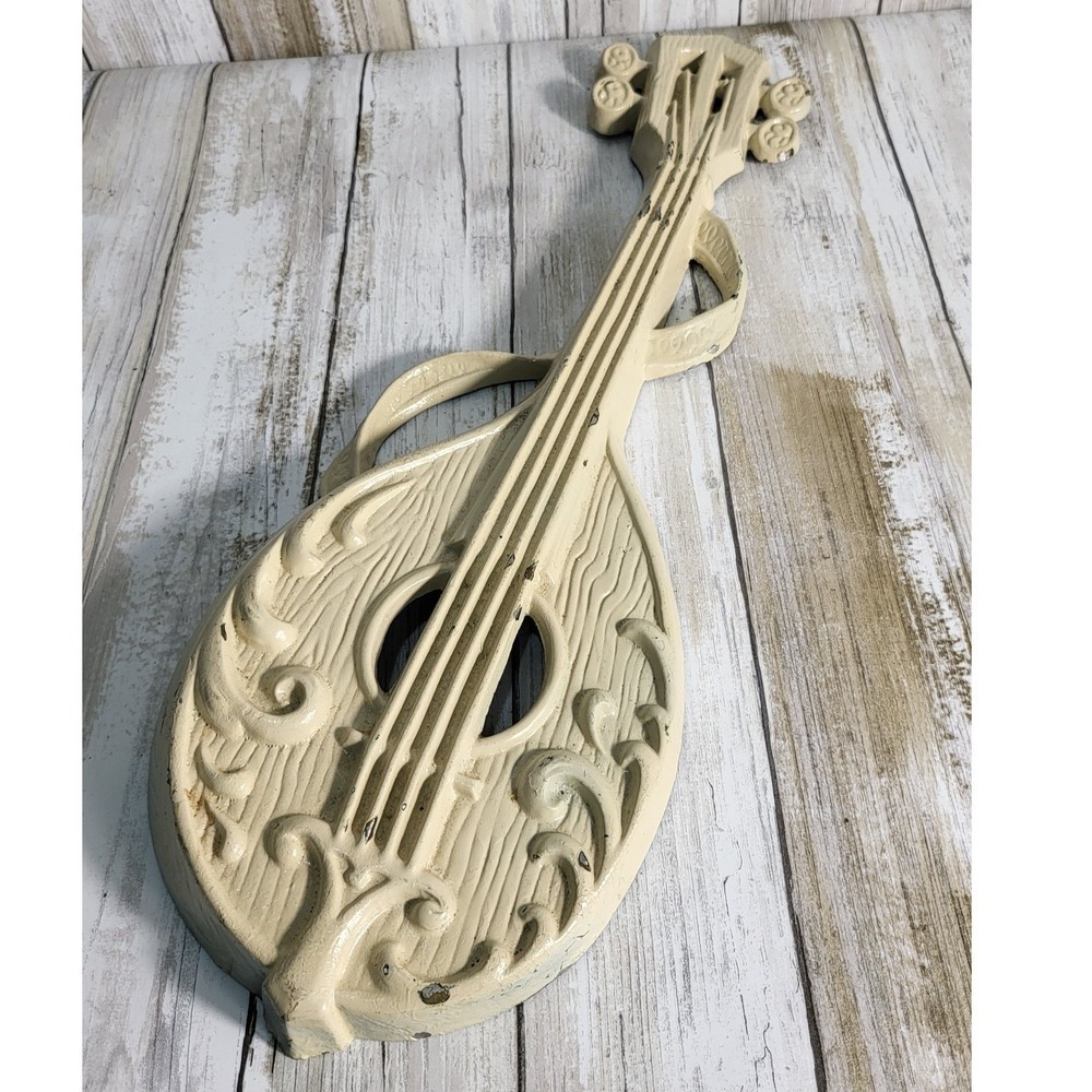 Vintage Lexton 1976 USA Faux Mandolin Musical Instrument Wall Hanging‎ Decor - Picture 7 of 11